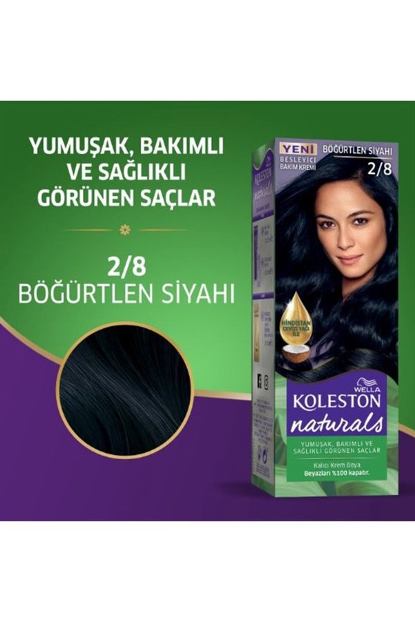 Ethab Ticaret Glb-Stl41414 Naturals Saç Boyası Böğürtlen Siyahı 2/8 2X Paket