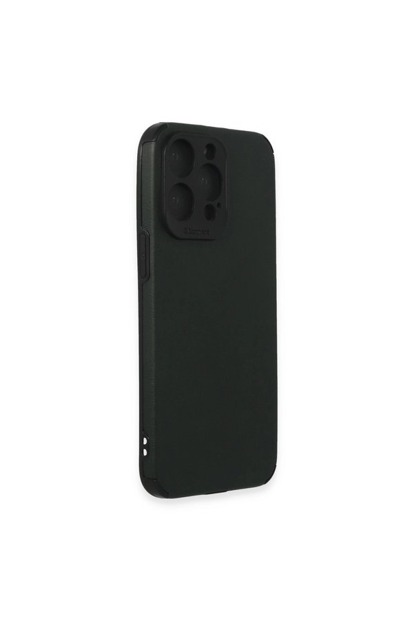 Evimdeyokyok Apple İphone 15 Pro Max Kılıf Loop Deri Silikon - Yeşil