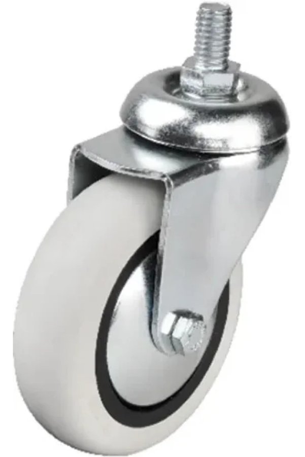 Ethab Ticaret Hts 352 - 75X25 Mm Pvc Makaralı Vidalı Teker 4 Adet