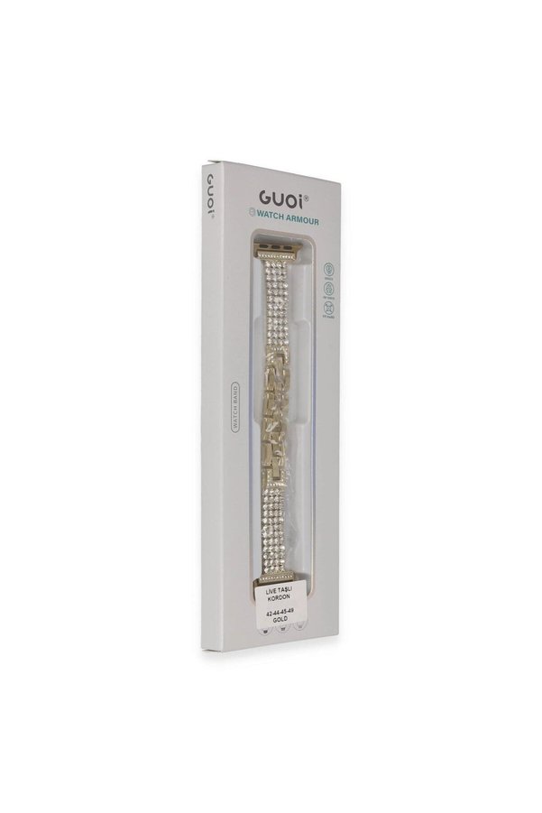 Ethab Ticaret Glb-Stl41414 Watch 38Mm Live Taşlı Kordon (Saat Değildir) - Gold