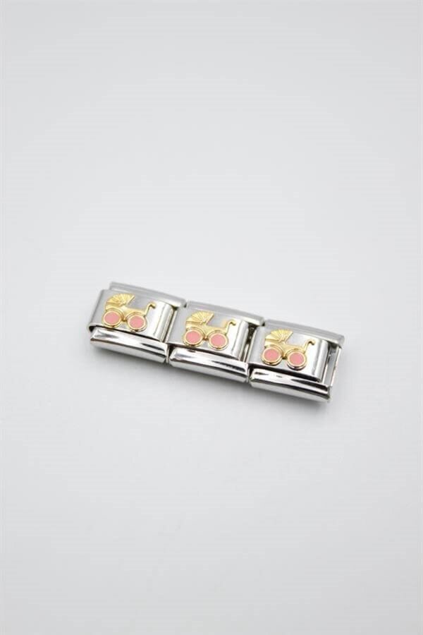 Ethab Ticaret Glb-Stl41414 3 Lü Charm - Gümüş