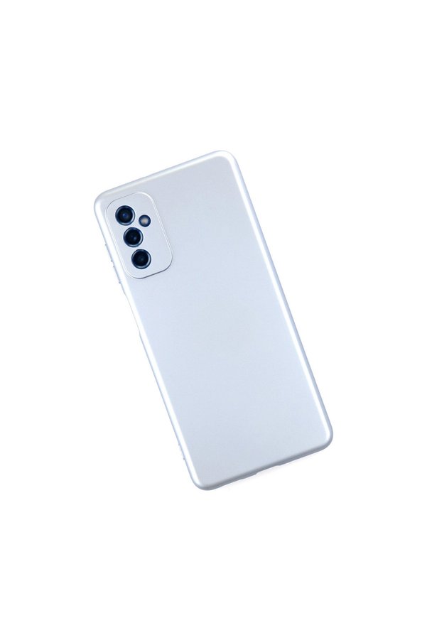 Evi̇mdeyokyok Samsung Galaxy M52 5G Kılıf Nano İçi̇ Kadi̇fe Si̇li̇kon - Sky Blue