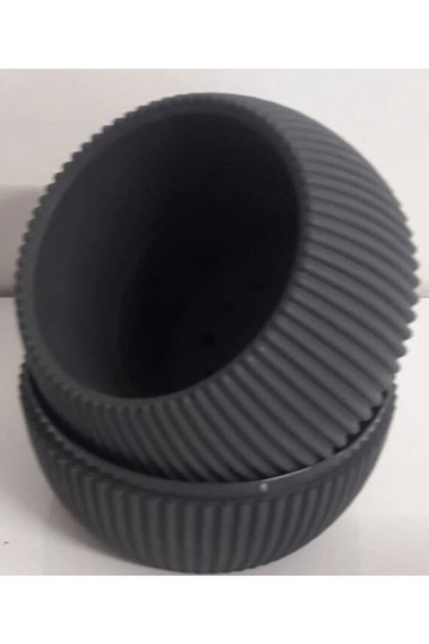 Ethab Ticaret Glb-Stl41414 Mercan Saksı 2 Numara 0,35 Litre Su Hazneli Dekoratif Kaktüs Sukulent Saksı 11,8X9,2 Cm