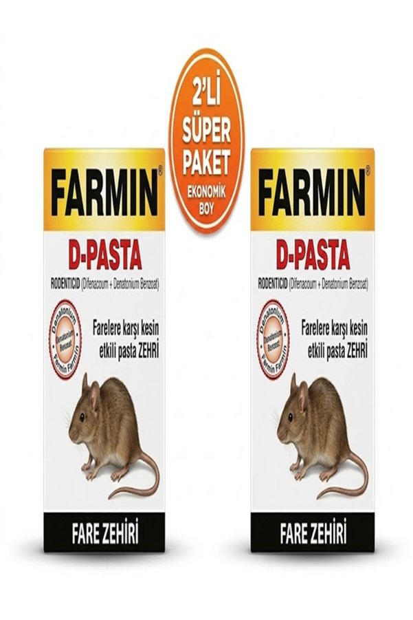 Farmin Fare Zehiri 90 Gr Pasta (2 Li Set) - Ev, Depo, Çiftlik Uyumlu