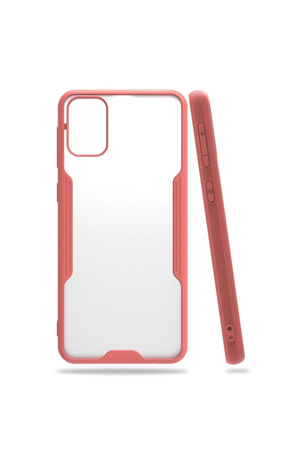 Evimdeyokyok Samsung Galaxy M31 Kılıf Platin Silikon - Pembe