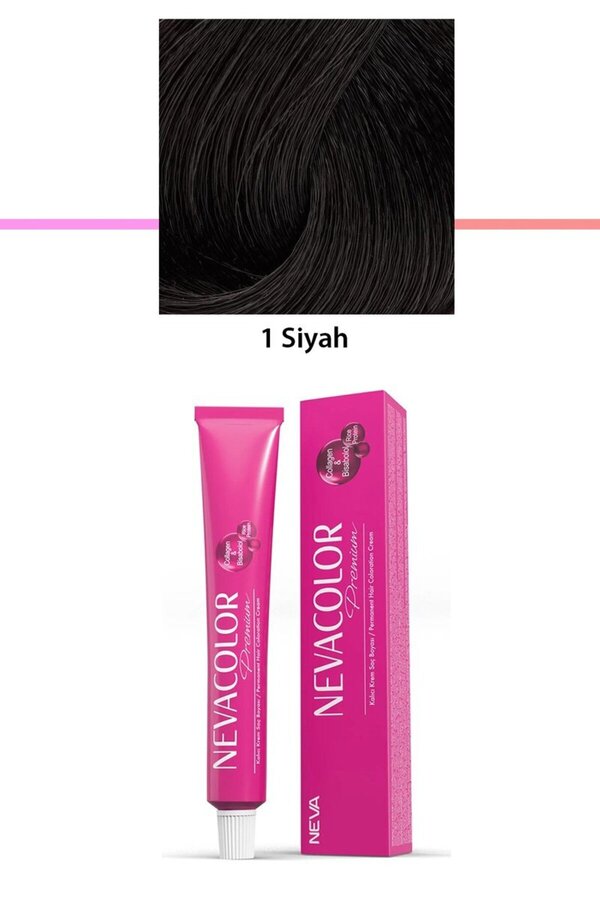 E-Mag Shooping Premium 1 Siyah - Kalıcı Krem Saç Boyası 50 G Tüp