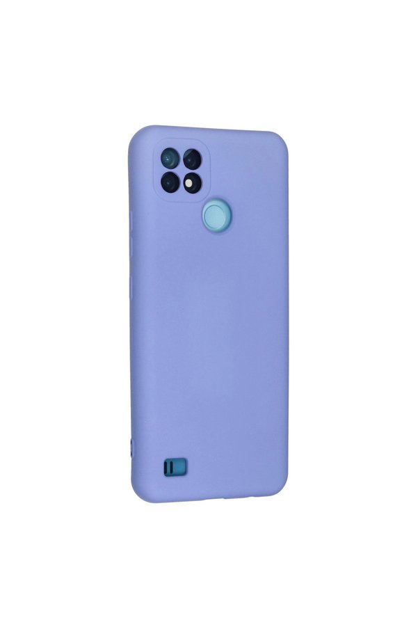Evimdeyokyok Realme C21 Kılıf Nano İçi Kadife Silikon - Lila