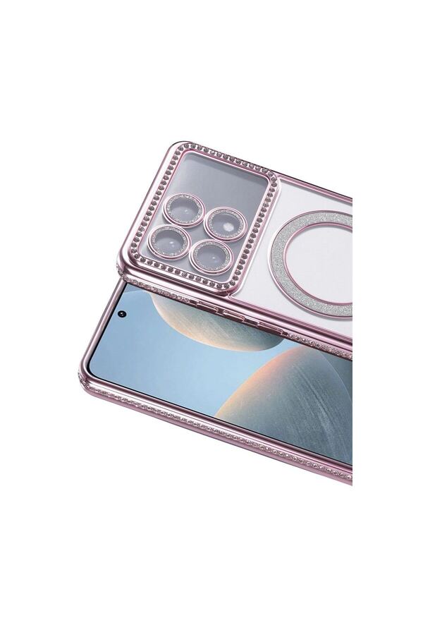 Ethab Ticaret Glb-Stl41414 Xiaomi Poco X6 Pro Joke Simli Magneticsafe Kılıf - Pembe
