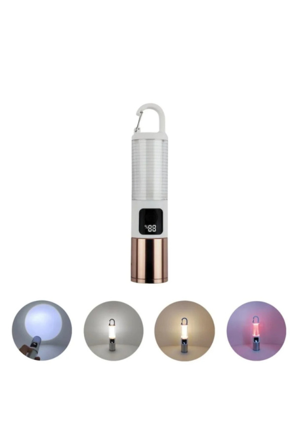 Nw Nessiworld Outdoor Kamp Feneri Usb Şarjlı Yüksek Parlaklık Güç Ekranlı Led Aydınlatma