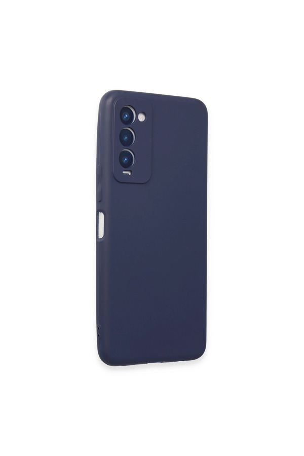 Evi̇mdeyokyok Tecno Camon 18 Kılıf Fi̇rst Si̇li̇kon - Laci̇vert