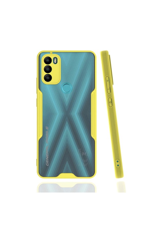 Evimdeyokyok General Mobile Gm 21 Plus Kılıf Platin Silikon - Sarı