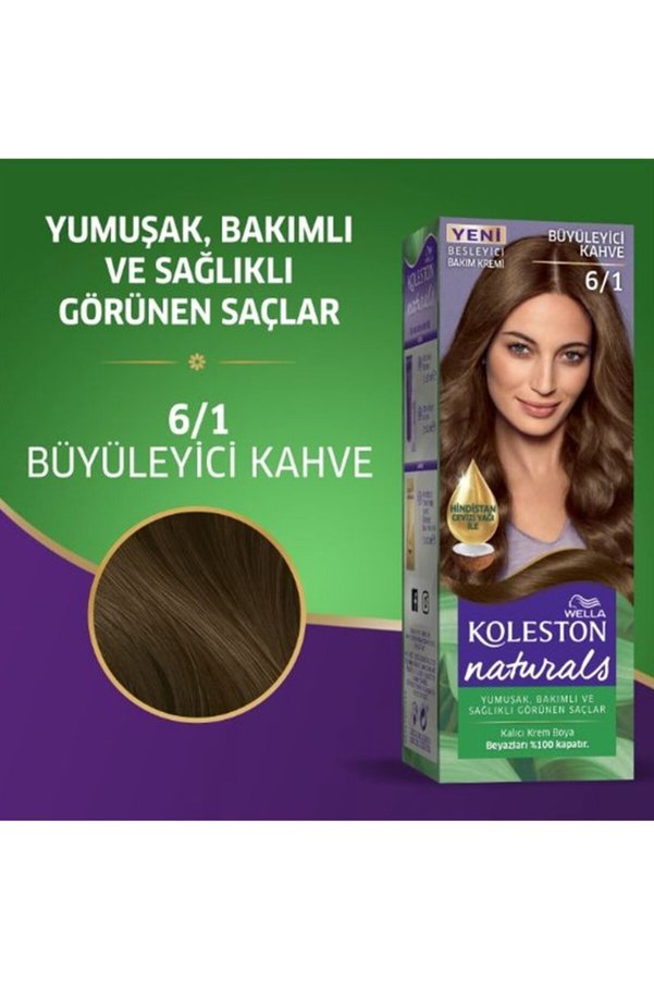 Ethab Ticaret Glb-Stl41414 Naturals Saç Boyası Büyüleyici Kahve 6/1