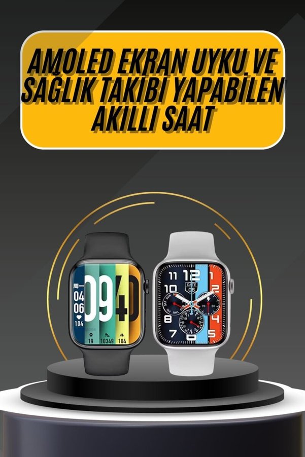 Ethab Giyim Akıllı Saat Yeni Nesil Android Ve İos Uyumlu Titreşim Modlu Alarm Kronometre - Glst8830-7447