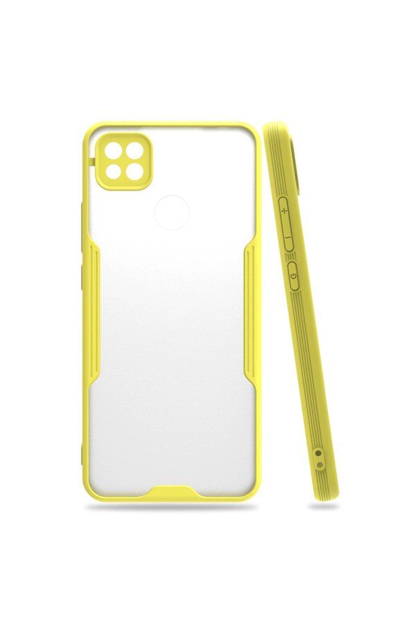 Evimdeyokyok Xiaomi Redmi 9C Kılıf Platin Silikon - Sarı