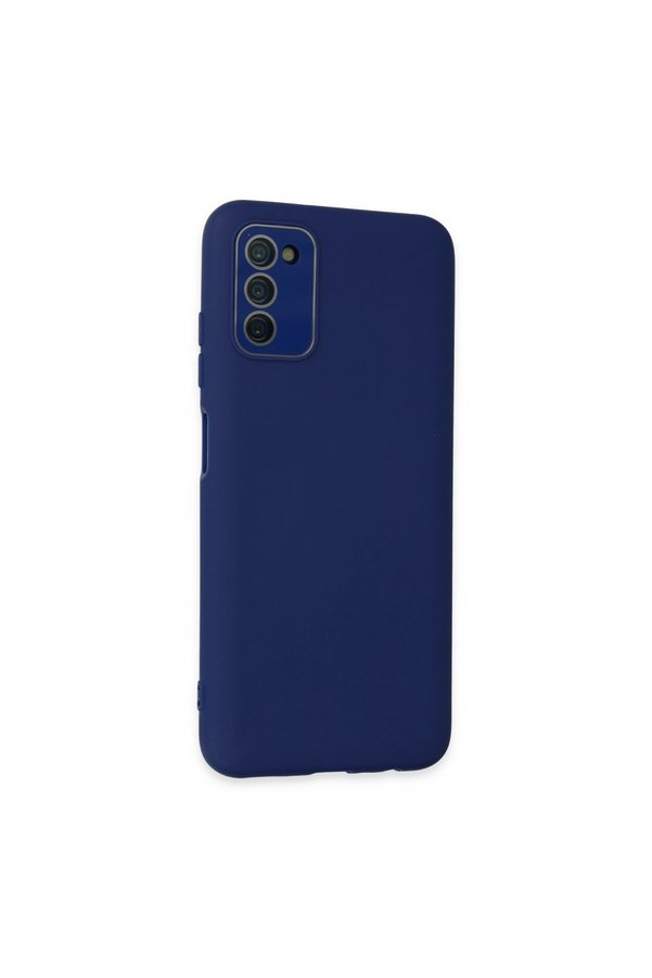 Evimdeyokyok Samsung Galaxy A03S Kılıf Lansman Glass Kapak - Sky Blue