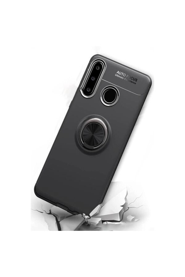 Ethab Ticaret Glb-Stl41414 İphone 11 Kılıf Teleskop Lens Magsafe Silikon Kapak - Siyah