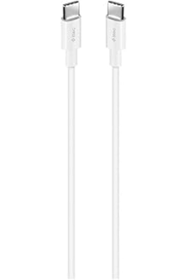 Syncticaret Ttec Usb-C - Usb-C 300Cm 60W Pd/Qc Hızlı Şarj/Data Kablosu Beyaz