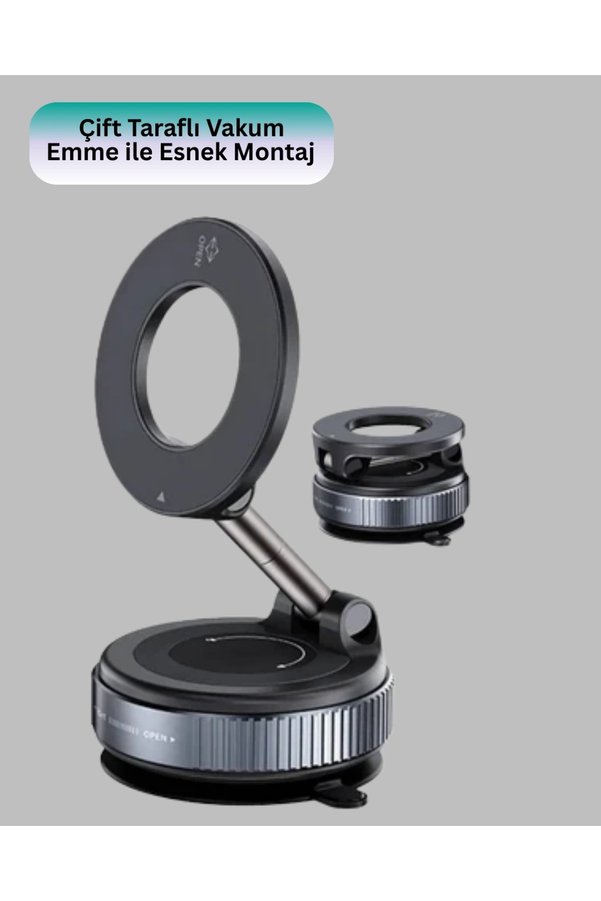 Epilons Vakumlu Manyetik Araç Telefon Tutucu Güçlü Tutuş