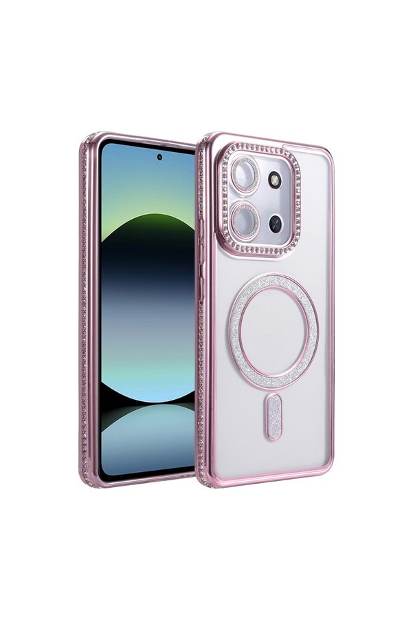 Evimdeyokyok Xiaomi Redmi 15C 4G Joke Simli Magneticsafe Kılıf - Pembe