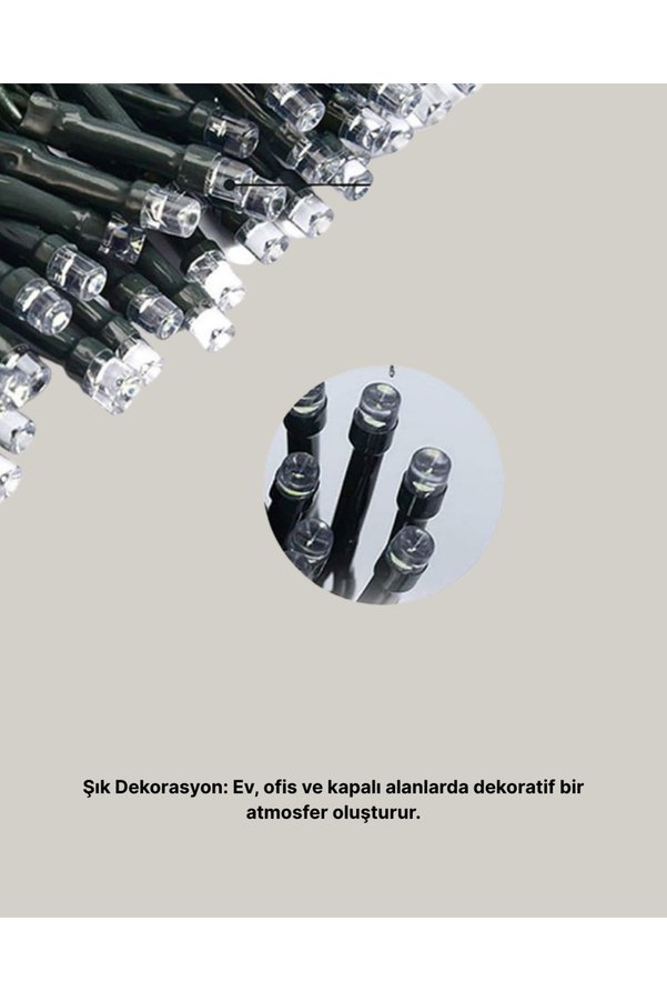 Lutesya 10 Metre Led Işıklı Dekoratif Parti Ve Kutlama Aydınlatması