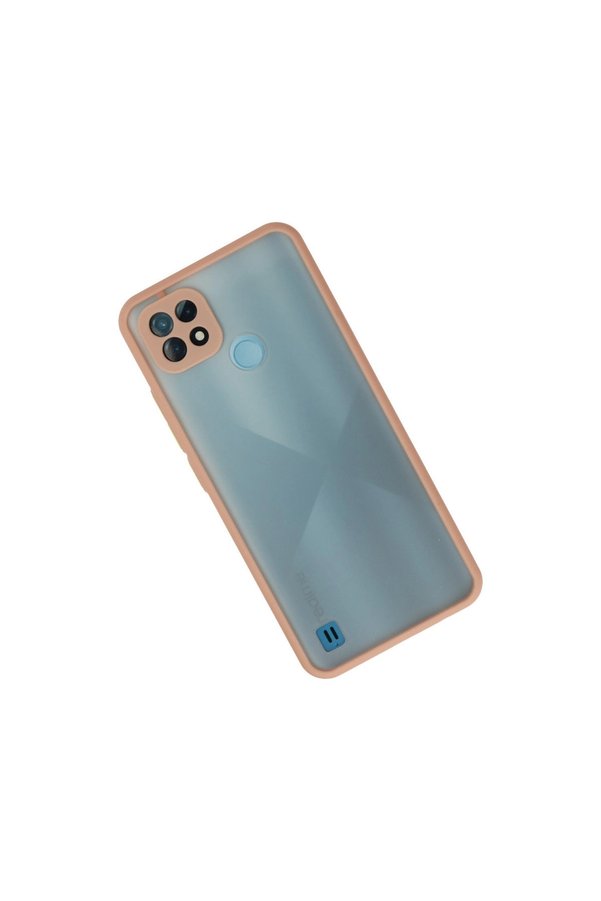 Evimdeyokyok Realme C21 Kılıf Montreal Silikon Kapak - Pembe