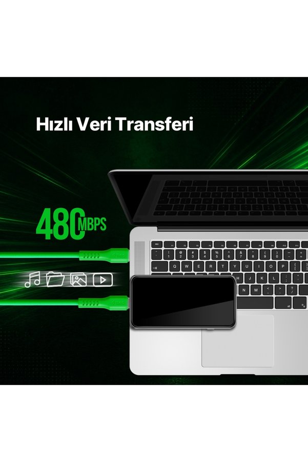 Ttec Usb-C - Lightning Hızlı Şarj Kablosu 120Cm