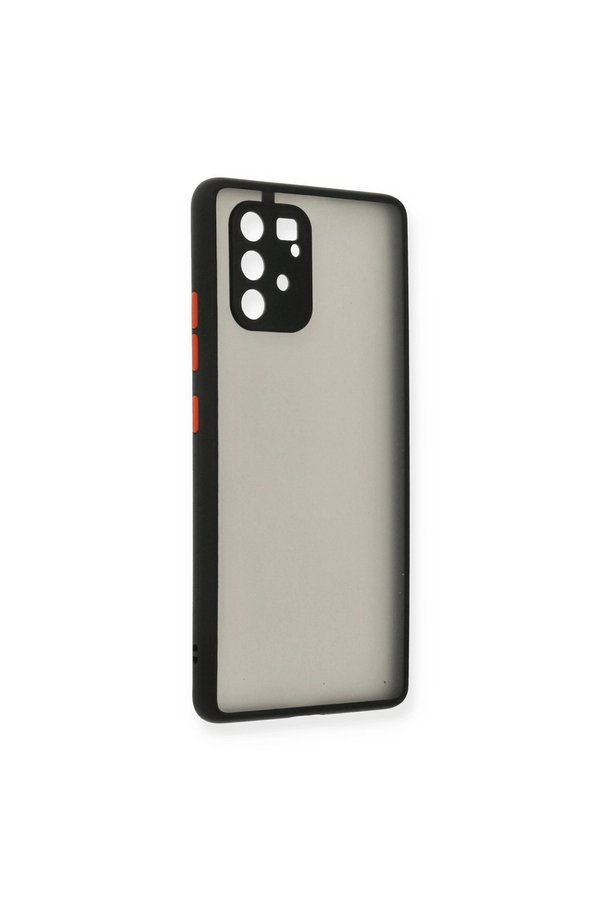Evimdeyokyok Samsung Galaxy A91 / S10 Lite Kılıf Montreal Silikon Kapak - Siyah