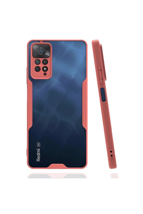 Evimdeyokyok Xiaomi Redmi Note 11 Pro Kılıf Platin Silikon - Pembe