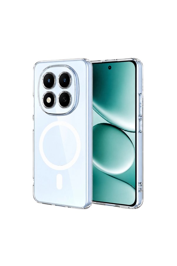 Evimdeyokyok Xiaomi Redmi Note 15 Pro 5G Combo Sert Şeffaf Magsafe Kapak - Şeffaf