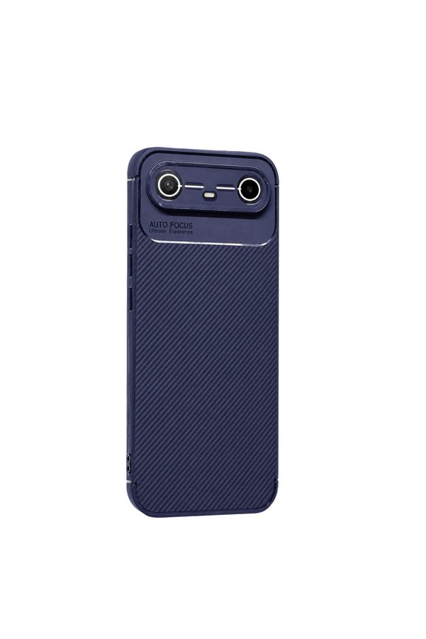 Evi̇mdeyokyok Tecno Spark Sli̇m 5G Auto Focus Karbon Kapak - Laci̇vert