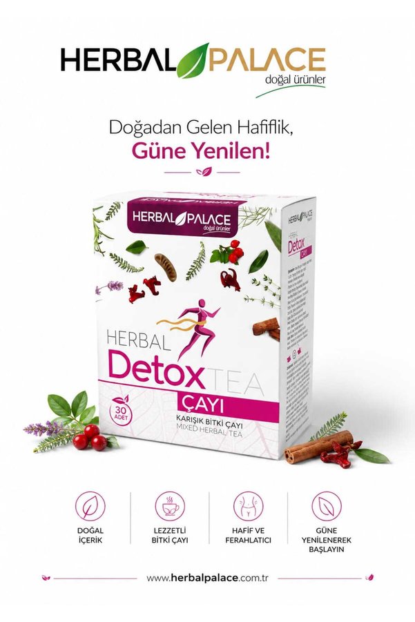 Herbal Palace Detox Çayı & %100 Bitkisel Karışım