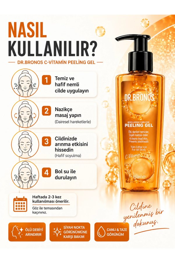 Dr.bronos C Vitamin Peeling Jel 150 Ml