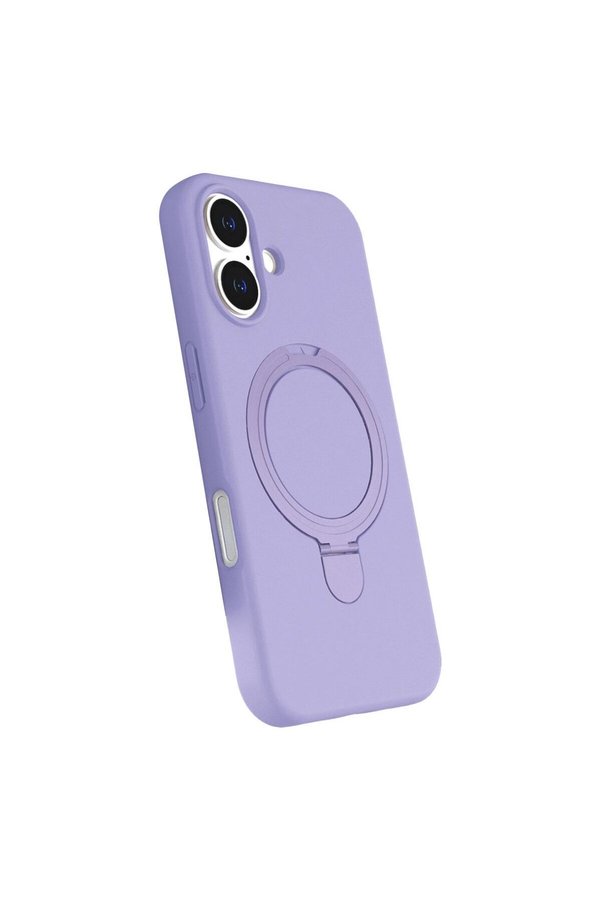 Ethab Ticaret Glb-Stl41414 İphone 16 Plus Regal Magsafe Standlı Kapak - Lila
