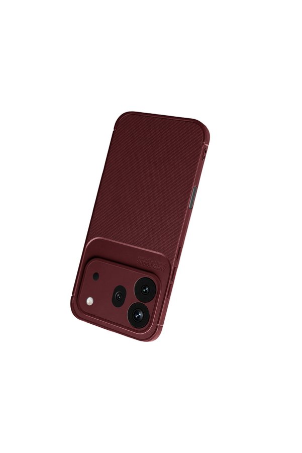 Evimdeyokyok Huawei Honor 600 Pro Auto Focus Karbon Kapak - Bordo