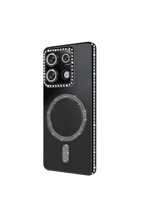 Ethab Ticaret Glb-Stl41414 Redmi 13C Joke Simli Magneticsafe Kılıf - Siyah
