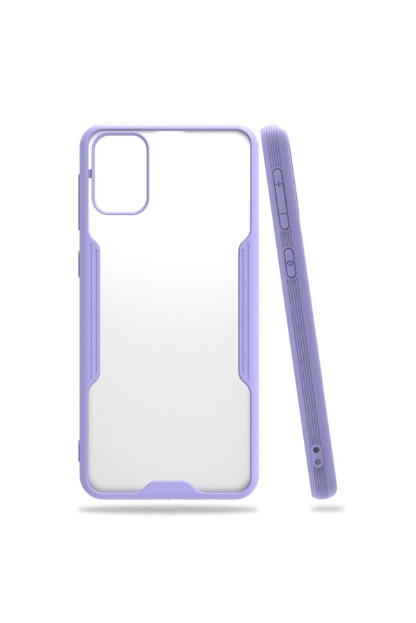 Evimdeyokyok Samsung Galaxy M31 Kılıf Platin Silikon - Lila