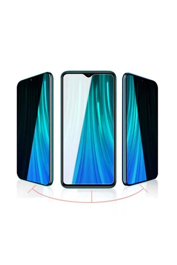 Ethab Ticaret Glb-Stl41414 Redmi Note 8 Uyumlu Hayalet Ekran Gizli Tam Kaplayan Kırılmaz Cam Seramik Ekran Koruyuc
