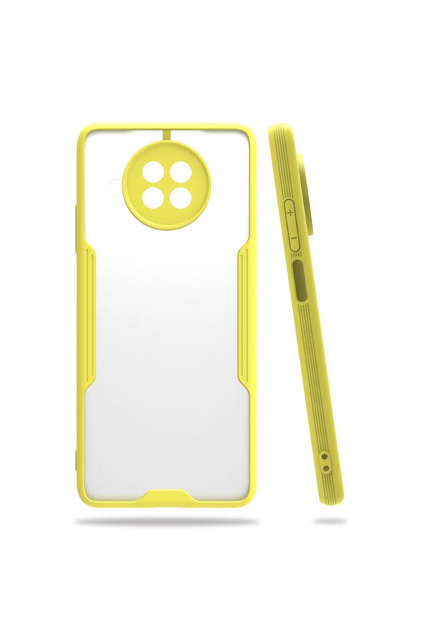 Evimdeyokyok Xiaomi Mi 10T Lite Kılıf Platin Silikon - Sarı