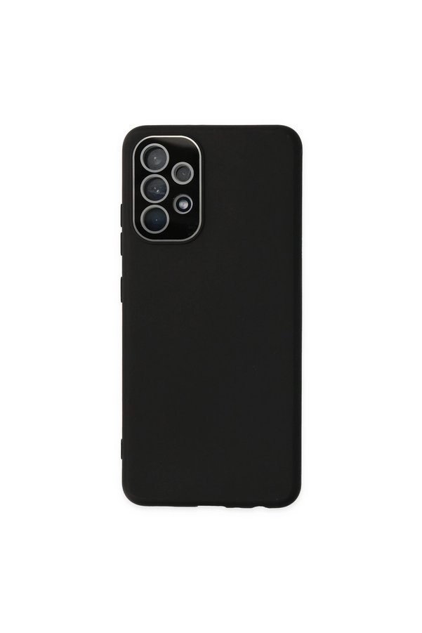Evimdeyokyok Samsung Galaxy A33 5G Kılıf Lansman Glass Kapak - Siyah