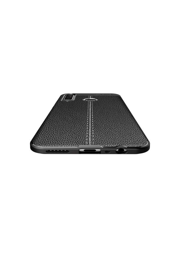 Ethab Ticaret Glb-Stl41414 Redmi 13C Kılıf Kelvin Kartvizitli Silikon - Siyah