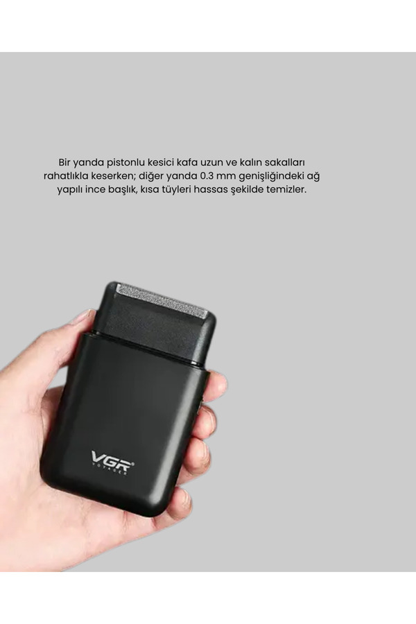Agc Uygun Sepet Taşınabilir Elektrikli Tıraş Makinesi Usb Şarjlı 5W Motor Ve 0.3 Mm Hassas Kesim
