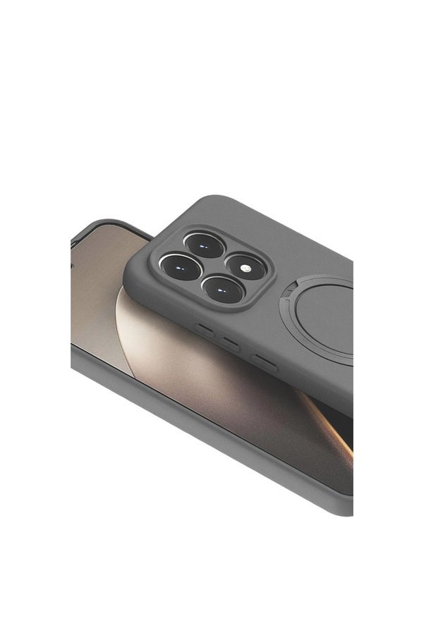 Evi̇mdeyokyok Xi̇aomi̇ Mi̇ 15T Regal Magsafe Standlı Kapak - Ti̇tan Gri̇