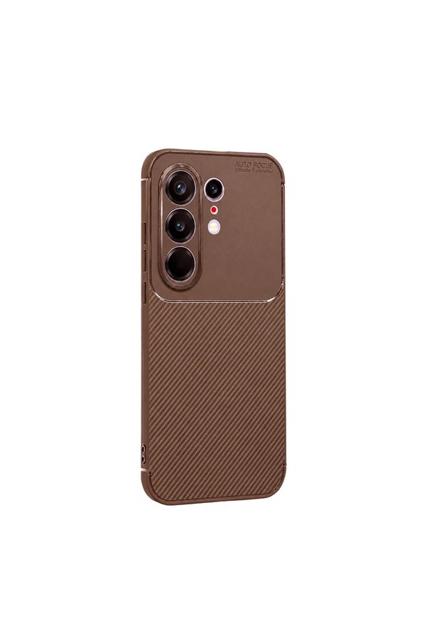 Evi̇mdeyokyok Tecno Camon 50 Pro 5G Auto Focus Karbon Kapak - Kahverengi̇