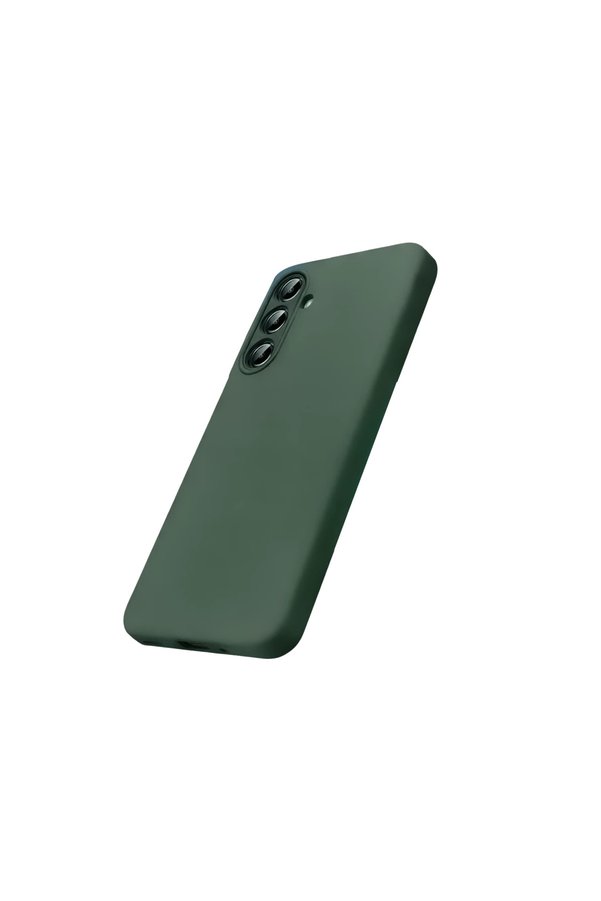 Evi̇mdeyokyok Samsung Galaxy A27 5G Nano İçi̇ Kadi̇fe Si̇li̇kon - Koyu Yeşi̇l
