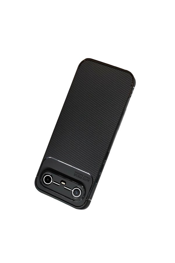 Evi̇mdeyokyok Tecno Spark Sli̇m 5G Auto Focus Karbon Kapak - Si̇yah
