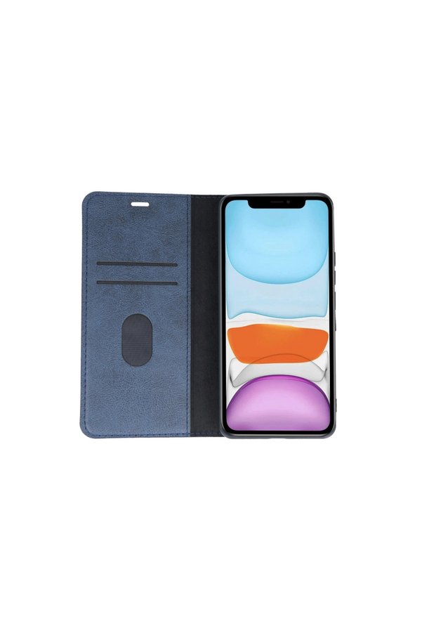 Evi̇mdeyokyok Apple İphone 11 Kılıf Trend S Plus Kapaklı Kılıf - Laci̇vert