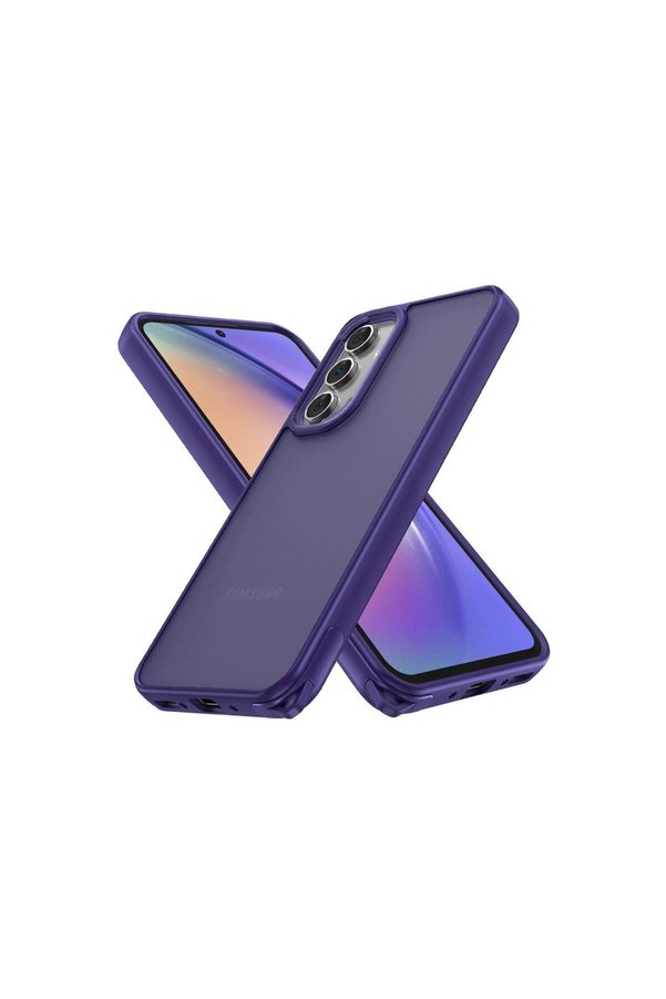 Ethab Ticaret Glb-Stl41414 Samsung Galaxy A14 4G Kılıf Elegant Kapak - Derin Mor