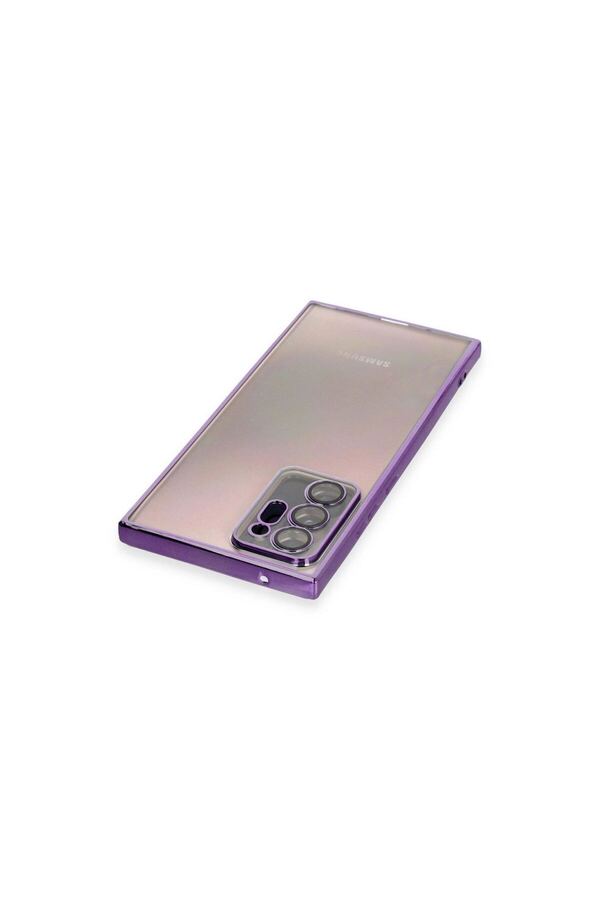 Ethab Ticaret Glb-Stl41414 Samsung Galaxy Note 20 Ultra Kılıf Razer Lensli Silikon - Mor