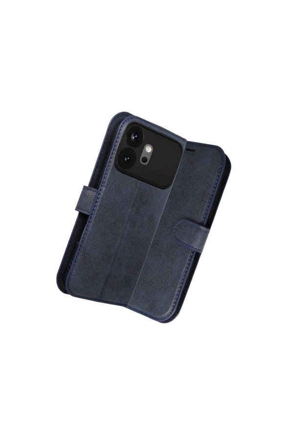Evimdeyokyok Huawei Honor 600 Trend S Plus Kapaklı Kılıf - Lacivert