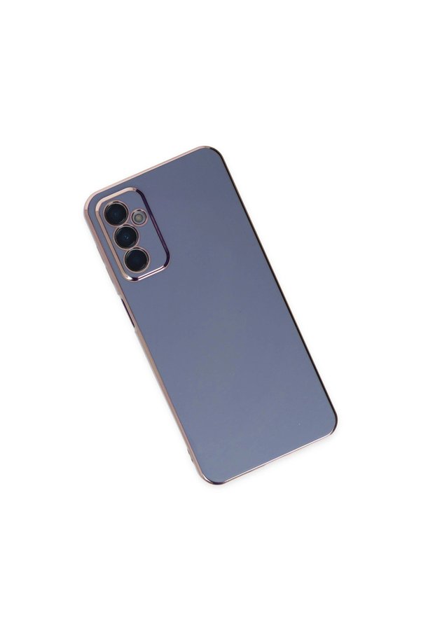 Evimdeyokyok Samsung Galaxy M23 Kılıf Volet Silikon - Mavi